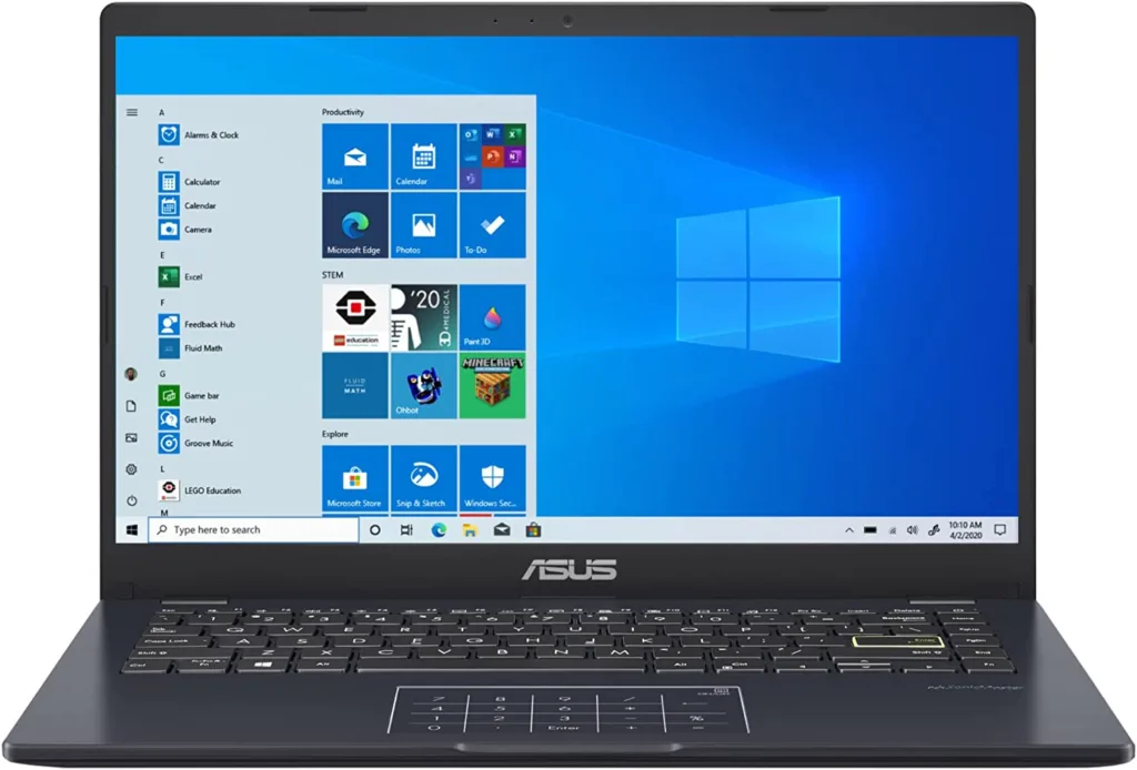 ASUS E410 Intel Celeron gaming laptops